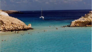 spiaggia e isola dei conigli