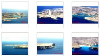 Vai alla fotogallery delle immagini aeree di Lampedusa